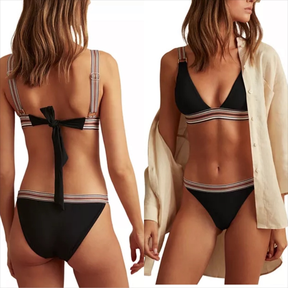 Reiss Yves stripped detail bikini set NO OFFERS CONSIDERED 
OFFERS WILL DECLINE